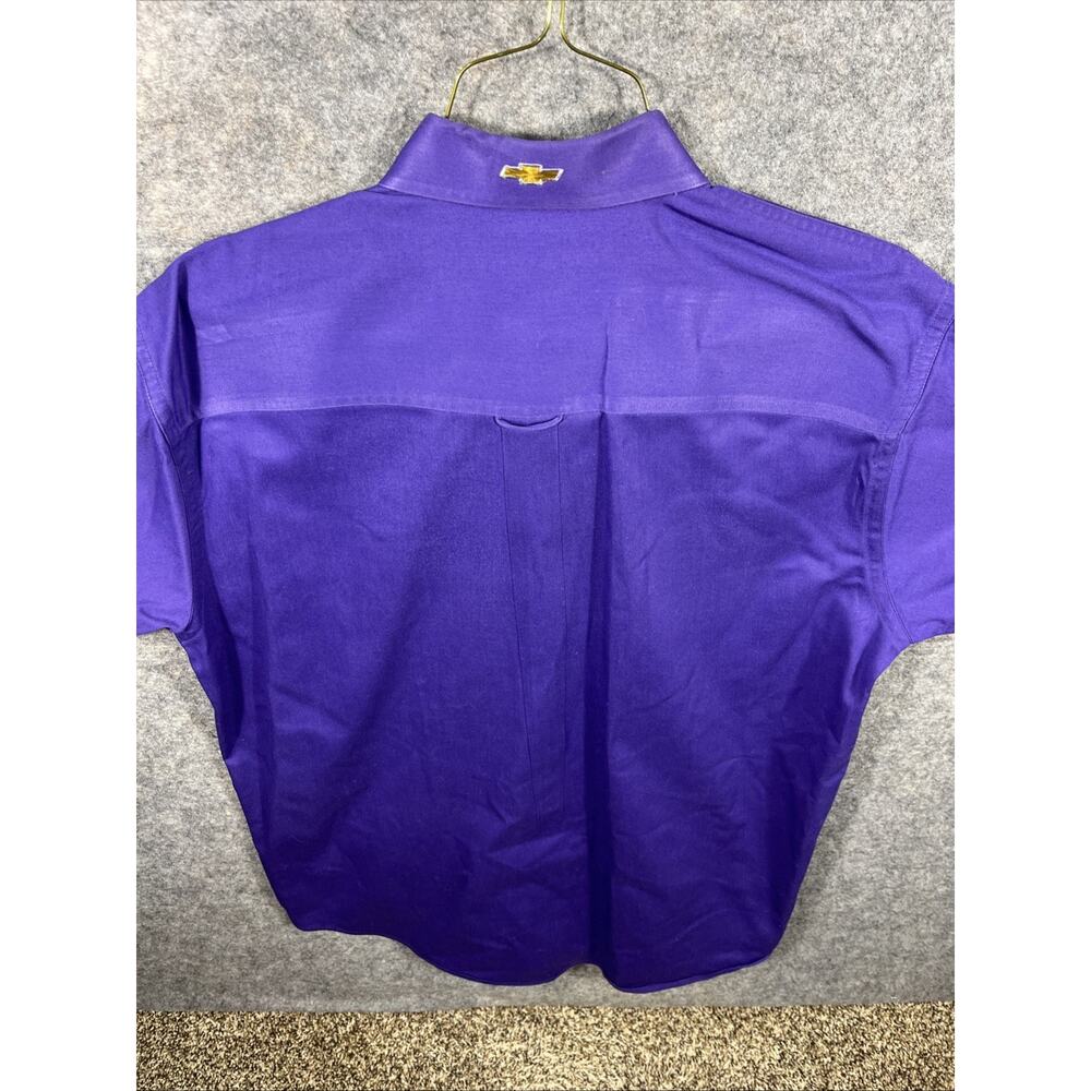 VTG 90’s Chase Authentic’s CHEVY SILVERADO Crew Shirt / Purple /Men’s Large‎ - Picture 11 of 11